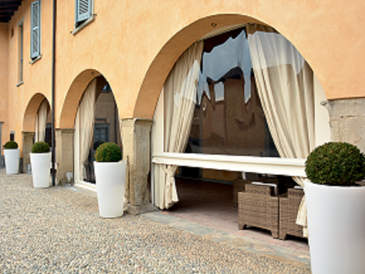 TENDE A RULLO PER ESTERNI IN PVC TRASPARENTE